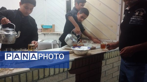 مراسم عزاداری شب ششم ماه محرم در مسجد چهارده معصوم (ع) 