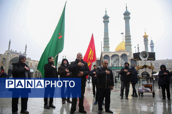 مراسم عزاداری سالروز شهادت امام هادی(ع) در حرم حضرت معصومه(س)
