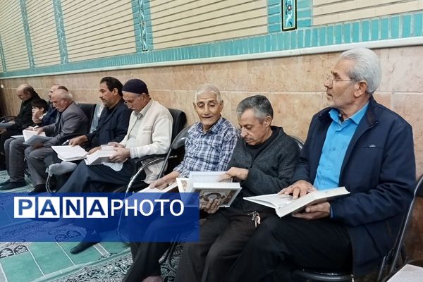 عطر ندبه در مسجد کاووسیه صاحب‌الزمان؛ زمزمه‌هایی که دل‌ها را روشن کرد