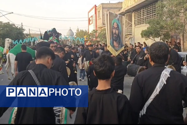 بانگ چاووش محرم و لبیک یاحسین در شهر بهمن