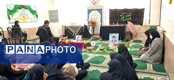حضور مادران شهدا در مدرسه شهید رزمی خلیل آباد