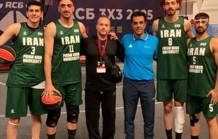 قهرمانی‌ ایران در رقابت‌های بسکتبال ۳ نفره‌ روسیه