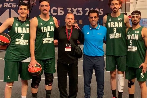 قهرمانی‌ ایران در رقابت‌های بسکتبال ۳ نفره‌ روسیه