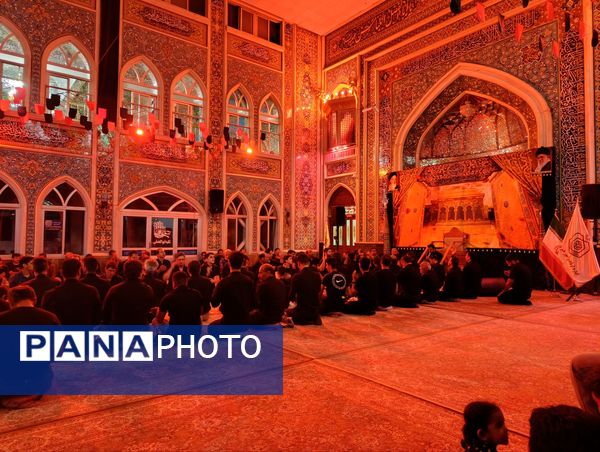 برگزاری مراسم عزاداری شب عاشورا در تکیه ابوالفضلی نیشابور 