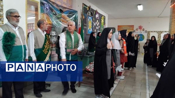 مدرسه سیدالشهداء ۲ مهاجران، میزبان خادمان امام رضا (ع)