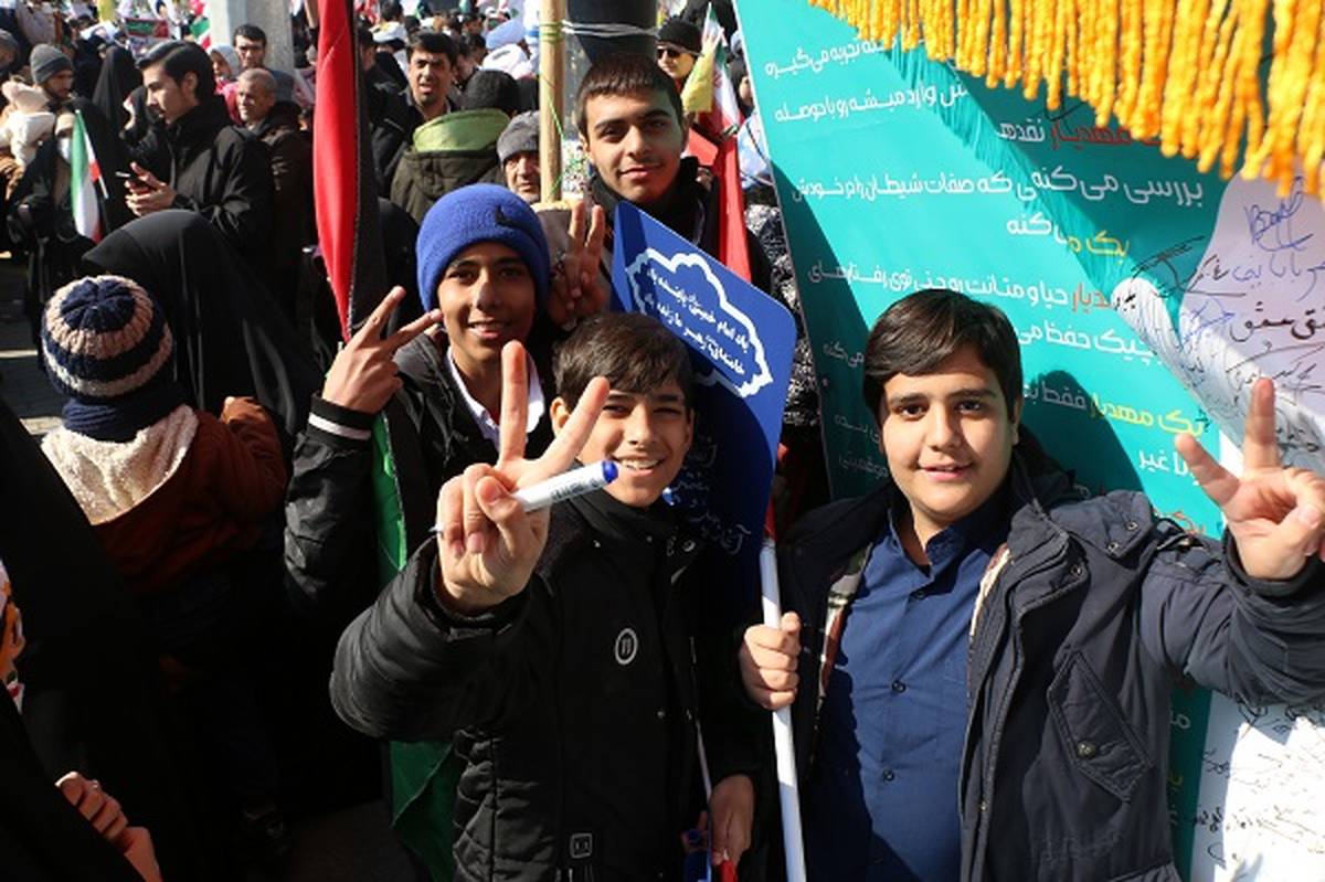 گرامیداشت چهل و ششمین فجر انقلاب اسلامی با راهپیمایی ۲۲ بهمن در قم