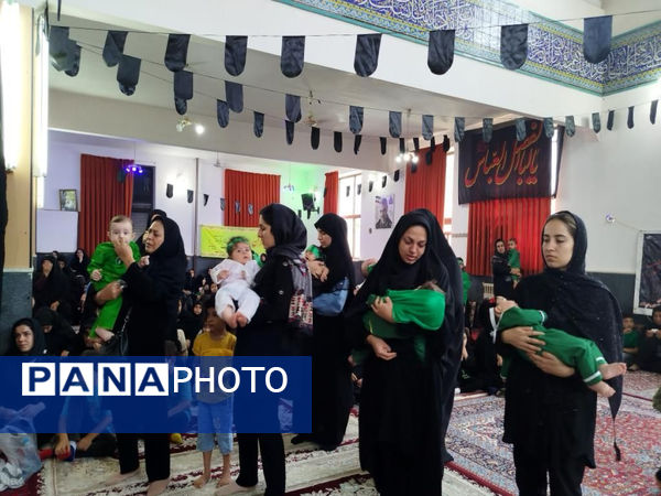 همایش شیرخوارگان حسینی در منطقه رحیم‌آباد