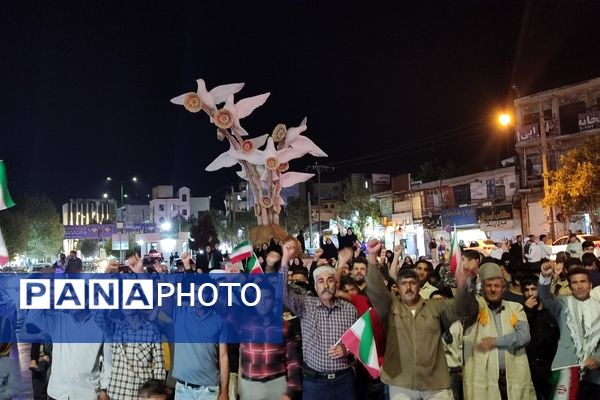 تجمع قدردانی از «وعده صادق ۲» در یاسوج