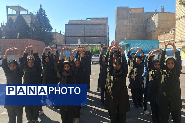 برگزاری مراسم صبحگاهی مدارس شهرستان ملارد