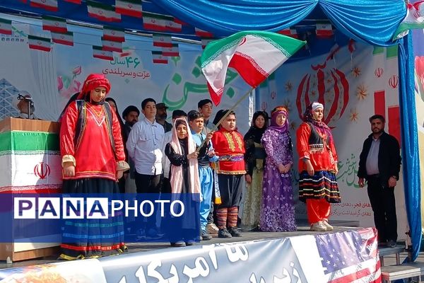 حضور پرشور و باشکوه مردم محمدشهر در راهپیمایی ۲۲بهمن