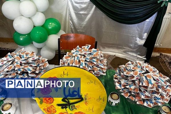 جشن میلاد مولود کعبه در دبستان  شهید بنی هاشمی رباط‌کریم