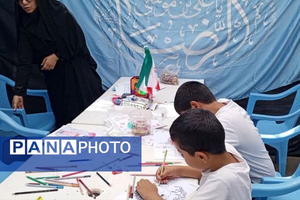 برپایی موکب سازمان دانش‌آموزی شهرستان فاروج