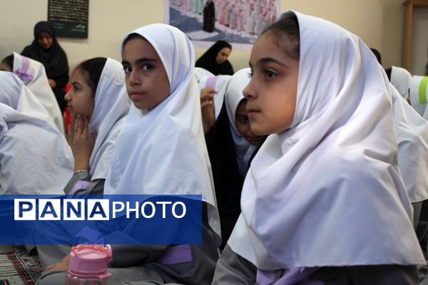 مراسم شهادت حضرت زهرا(س) و یادواره شهدا در دبستان شهیدان حجازی گلوگاه 