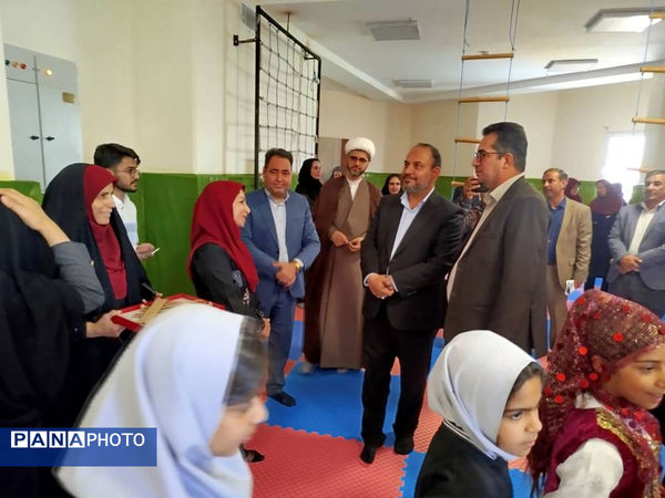افتتاح اتاق تربیت بدنی مدرسه ابتدایی امام خمینی (ره) بجنورد