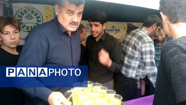 برپایی موکب نهادهای اداره آموزش و پرورش در شیروان