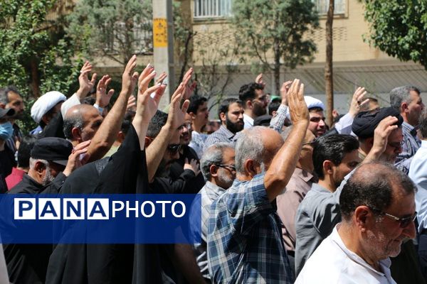 مردم ملارد در سوگ شهید بهزاد کاشفی،شهید مدافع وطن 