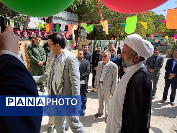 آیین بازگشایی مدارس و افتتاح نماز خانه، در آموزشگاه تکتم باخرز
