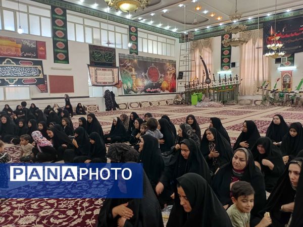 مراسم سوگواری به مناسبت شهادت حضرت رقیه(س) در خلیل آباد
