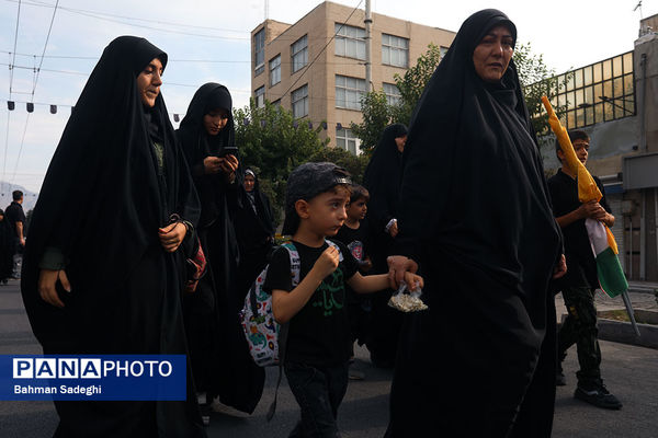 پیاده روی جاماندگان اربعین حسینی - تهران