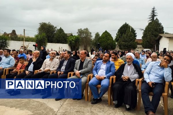 آیین کلنگ‌زنی دبستان ۱۲ کلاسه شهید ولی‌زاده سورک در شهرستان میاندورود 