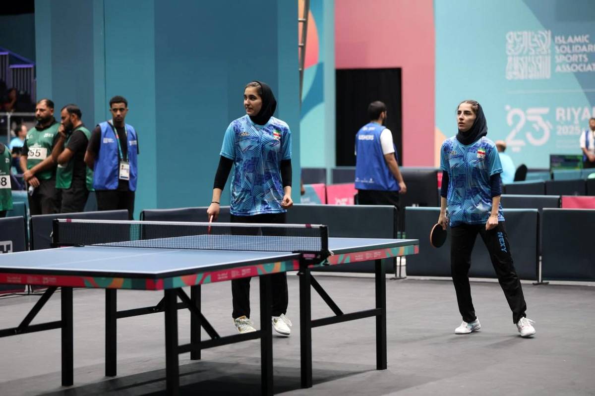 پیروزی تیم ملی تنیس روی میز بانوان ایران مقابل لبنان‌