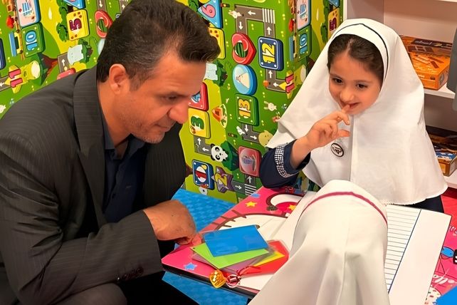 آیین افتتاحیه اتاق بازی و یادگیری در دبستان نیایش شهرستان قدس