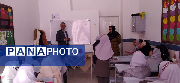 بازدید راهبر آموزشی از دبستان شهید نجفی فدافن
