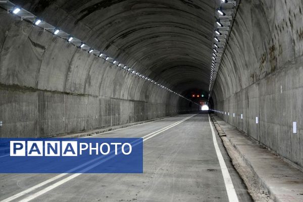 افتتاح طولانی‌ترین تونل جاده‌ای کرمانشاه 