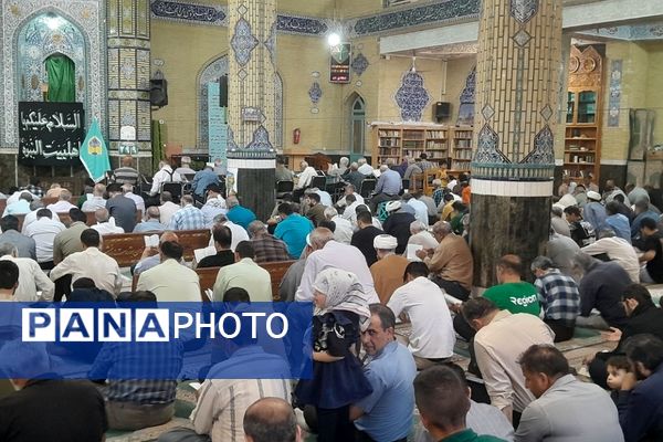 مراسم روز عرفه در مسجد صاحب‌الزمان(عج) و امام‌زاده سید فتح‌الله ورامین