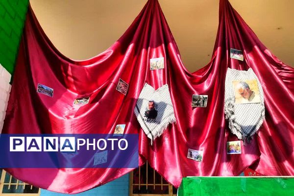 نواختن زنگ مدرسه عشق به‌مناسبت گرامیداشت هفته بسیج در شهرستان باشت