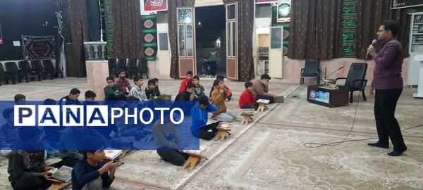 جلسه قرآنی و آموزش تخصصی قرائت قرآن کریم شهدای فدافن