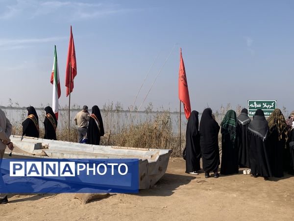 اعزام دانش‌آموزان دبیرستان شاهد شهرکرد به شلمچه
