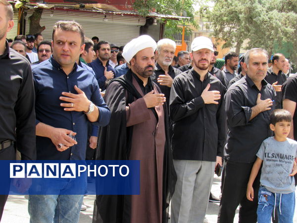مراسم تاسوعای حسینی در کامیاران 