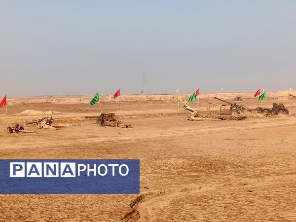 بازدید دانش آموزان خادم الشهدا از طلائیه 