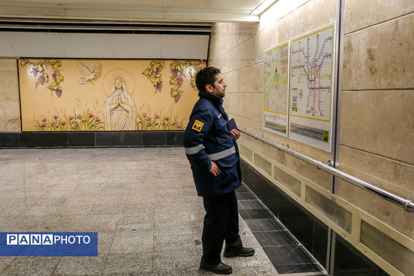 آیین بهره‌برداری از ایستگاه متروی «مریم مقدس»