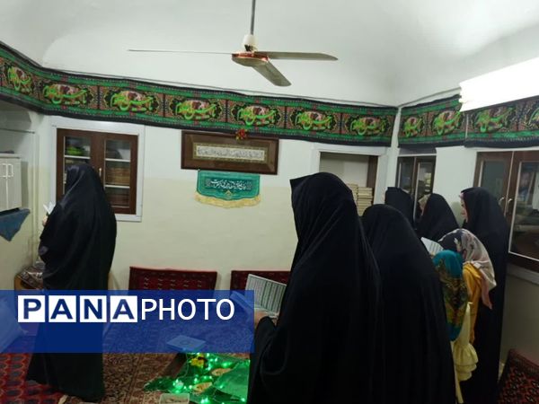  قرائت زیارت آل یاسین و دعای باران و استغاثه به امام زمان در فدافن