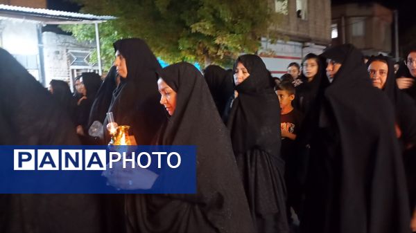 مراسم شام غریبان در شهر تیتکانلو
