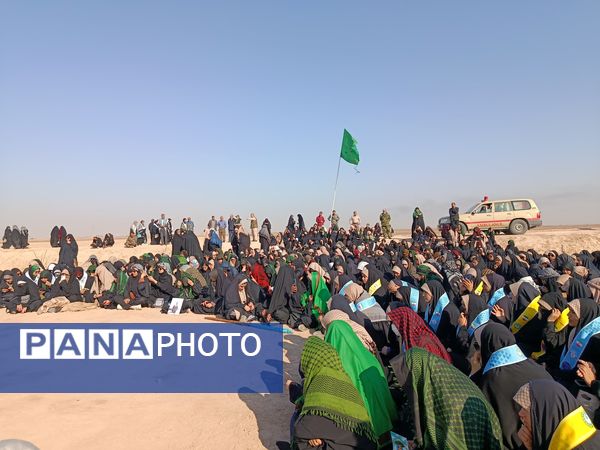 حضور دختران رضویه در اردوی راهیان نور