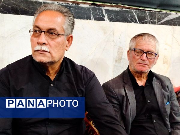 حضور پرشور مسئولان کاشمر در مراسم عزاداری شب سوم محرم روستای قلعه بالا