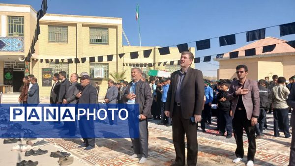 استقبال از شهید گمنام در دبیرستان شهید ذاکری زارچ