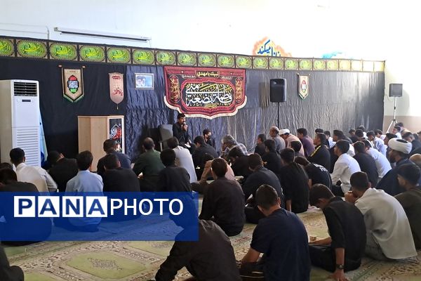 عزاداری ایام فاطمیه در دبیرستان علامه حلی شهرستان بم 