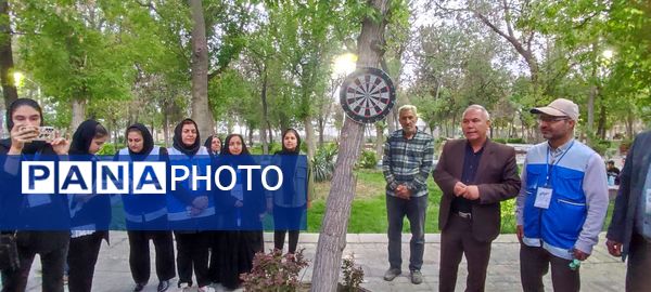 مسابقات استعدادیابی دارت ویژه بانوان در پارک صیاد شیرازی شیروان
