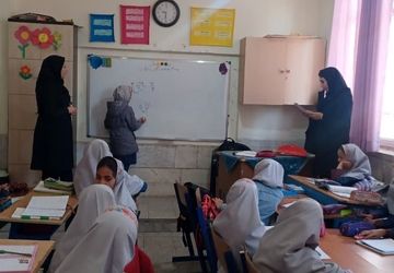 حضور سرگروه های آموزشی استان یزد در دبستان دخترانه زکیه شهرستان مروست