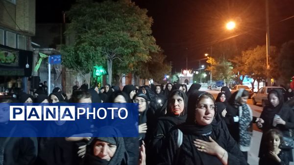 مراسم شام غریبان در شهر تیتکانلو