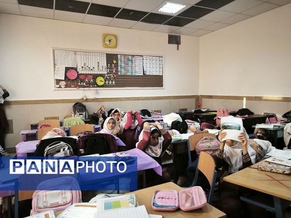 مانور زلزله در دبستان شطیطه۲