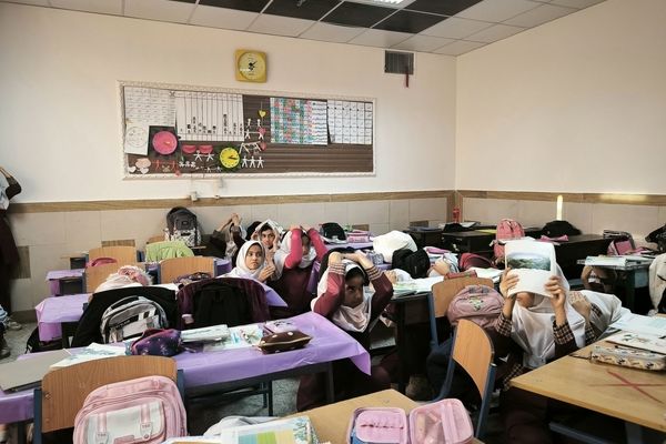 مانور زلزله در دبستان شطیطه۲