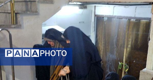 اعتکاف دختران نوجوان در مسجد سیدالشهدا مشهد