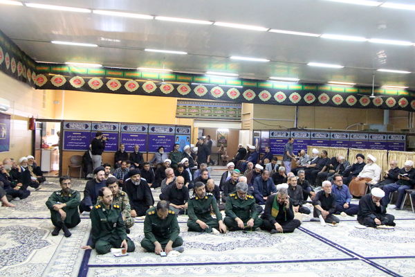 مراسم روضه اباعبدالله حسین (ع) در دفتر نماینده ولی فقیه یزد