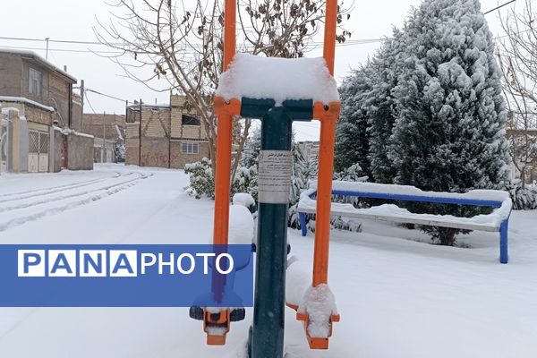 بارش زیبای برف پاییزی در شهرستان نیشابور 