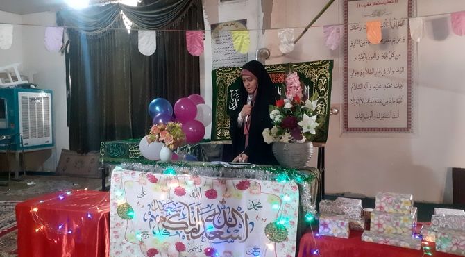 برگزاری جشن نیمه شعبان در مسجد فاطمه الزهرا(س) مشهد